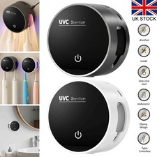 Wall Mount UV Toothbrush Cleaner Sanitizer Holder Air Drying USB Rechargeable UK