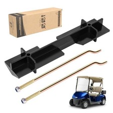 Golf Cart Battery Hold Down Plate with Rods Kit for EZGO TXT RXV 1994-up Gas