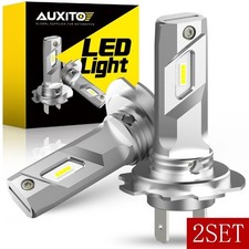 H7 LED Headlight Bulb Kit High or Low Beam 6500K Super White 40000LM Lights 4x J