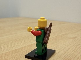 LEGO Forestman Minifigure Red PLUME/Arms 6066 Camouflaged Outpost Castle cas137a