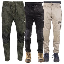 Men Caterpillar Dynamic Cargo Slim-Fit Stretch Work Trousers 30 to 42 - 30/32"