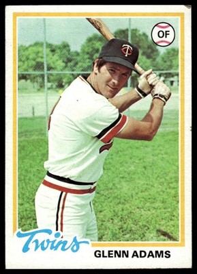 1978 Topps #497 Glenn Adams