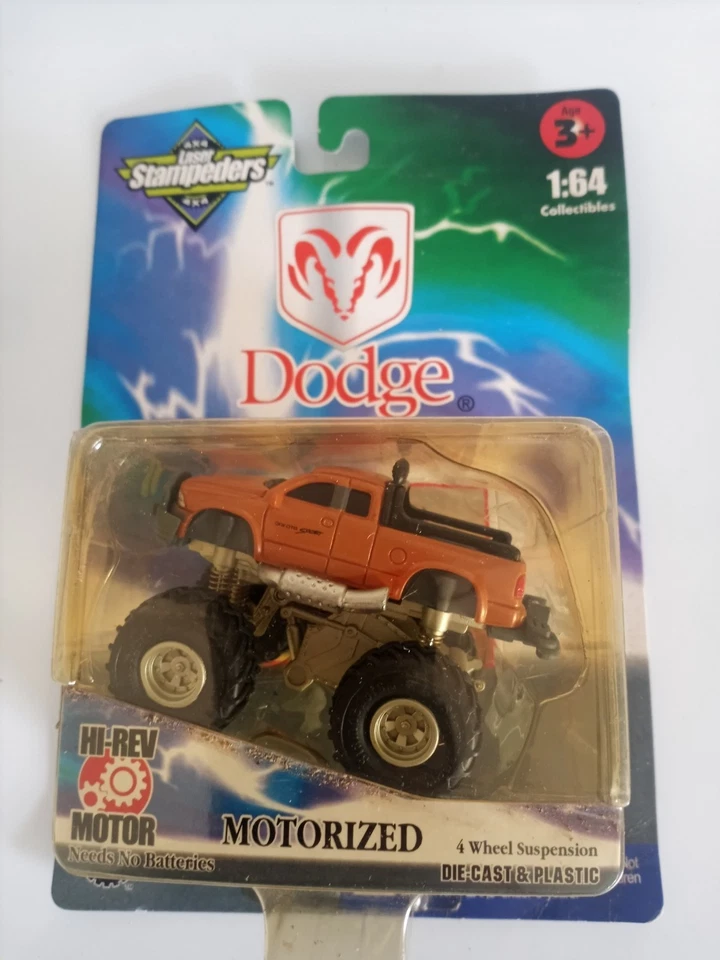 DODGE DAKOTA SPORT P/U TRUCK LASER STAMPEDERS 4X4 HI-REV MOTORIZED DIECAST 1:64 - Image 3 of 3