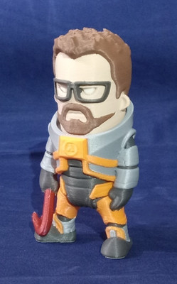 Gordon Freeman Miniature Model Figurine Half-Life Physicist