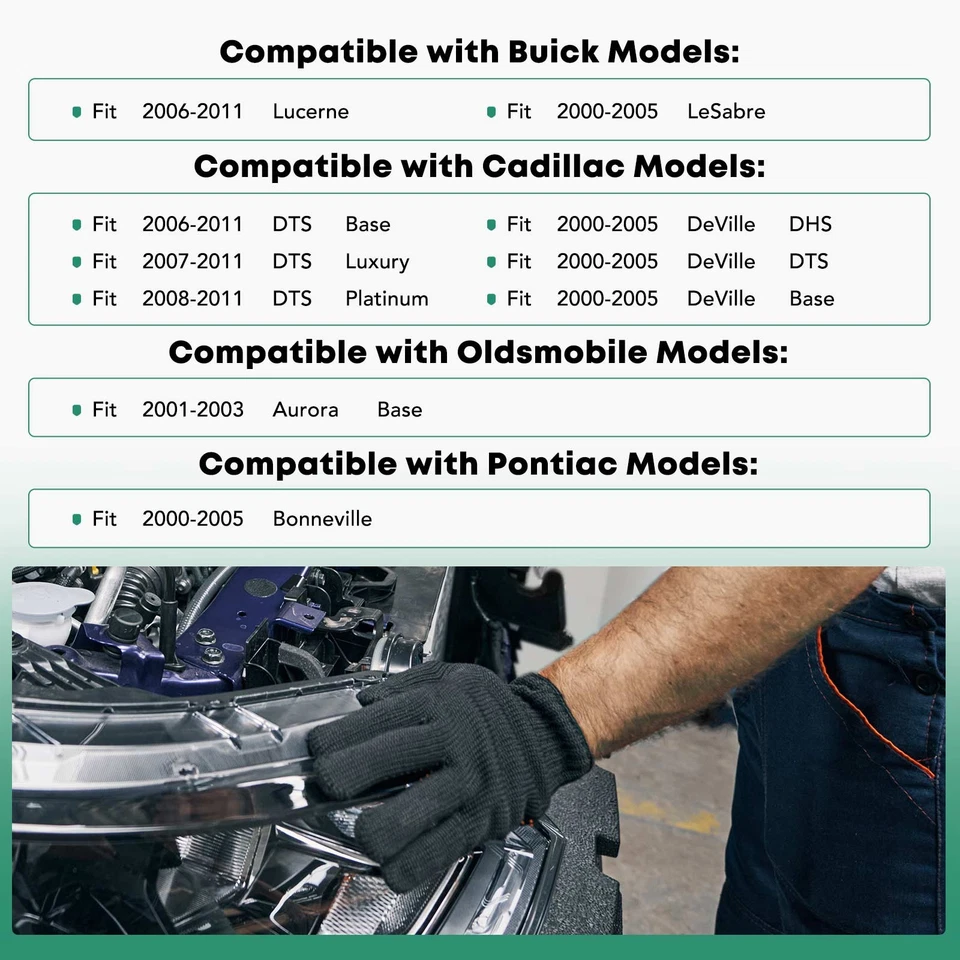 Верхняя опора радиатора для Buick Lucerne Cadillac DTS DeVille Oldsmobile Pontiac - Изображение 2 из 4