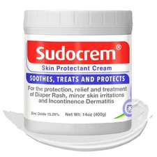 Sudocrem Diaper Rash Cream 14oz - Soothes Treats & Protects Baby Skin