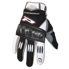 Progrip 4012 Supermotard Supermoto MX Enduro Carbon Knuckle Gloves - Titanium