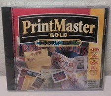 Printmaster Gold Bonus Pack PC CD ROM Windows 95/98 NEW B316