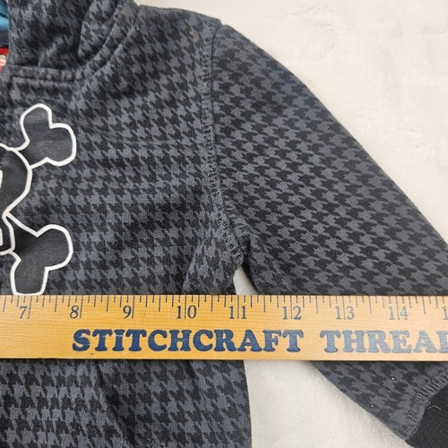 Paul frank hoodie size 12 months Black grey full Zip pockets - Picture 5 of 9