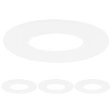 4-Pack 3.8" ID 5.2" OD Plastic Goof Rings for 4 Inch Recessed Lights, White