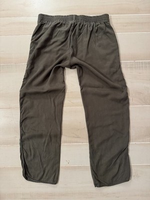 Threads 4 Thoughts pull on tencel gray  pants size m women's 25'' in
