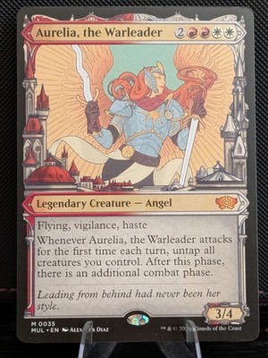Aurelia, the Warleader March of the Machine: Multiverse Legends Regular