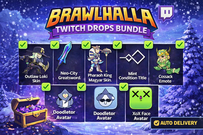 Brawlhalla Twitch Drops Bundle | 8 Rewards | Winter Championship