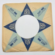 Bell Records Company Sleeve 45 RPM Vinyl Amy Mala Blue White Star