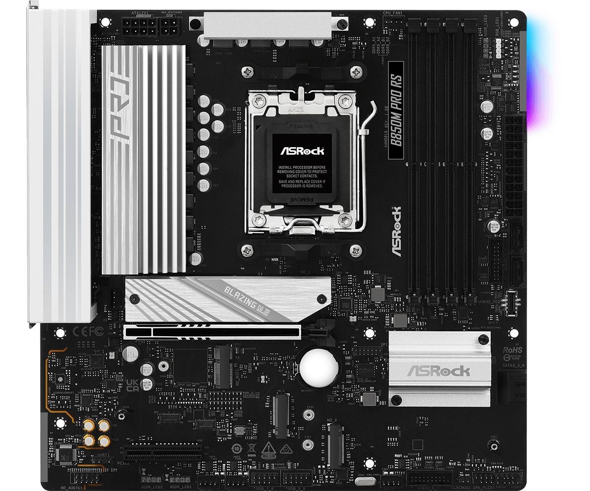Asrock B850M Pro RS AMD B850 Socket AM5 micro ATX (ASRock B850M Pro RS AMD AM5 S - Immagine 2