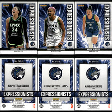 2025 Panini Instant WNBA Collier/Williams/McBride EXPRESSIONISTS 1/1669 SP Lynx