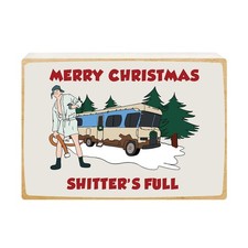 Christmas Vacation Decorations, Funny Christmas Vacation Tiered Tray Decor M107