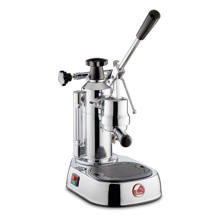 La Pavoni LPLELQ01UK Europiccola Lusso Lever Coffee Machine Stainless Steel NEW