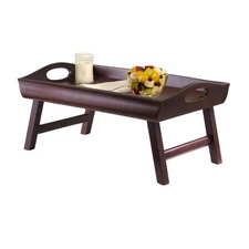 Winsome Wood Sedona Serving Breakfast Bed Tray, Walnut Finish