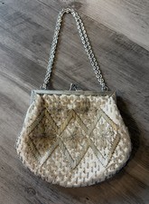 Vintage Beaded Evening Bag Purse