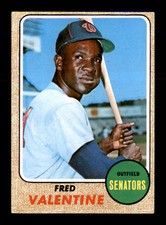 1968 Topps #248 Fred Valentine  EXMT/EXMT+ X2948753