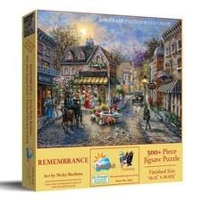 SunsOut Remembrance 500 pc Large Pieces Jigsaw Puzzle