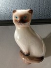 Vintage 1980's Avon Signed Porcelain Siamese Painted Cat Brooch/Pin