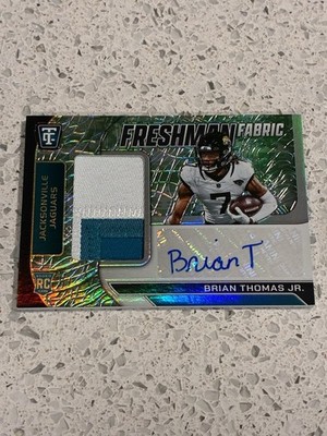 Brian Thomas Jr 2024 Panini Totally Certified Football Freshman Fabric Camo #/25