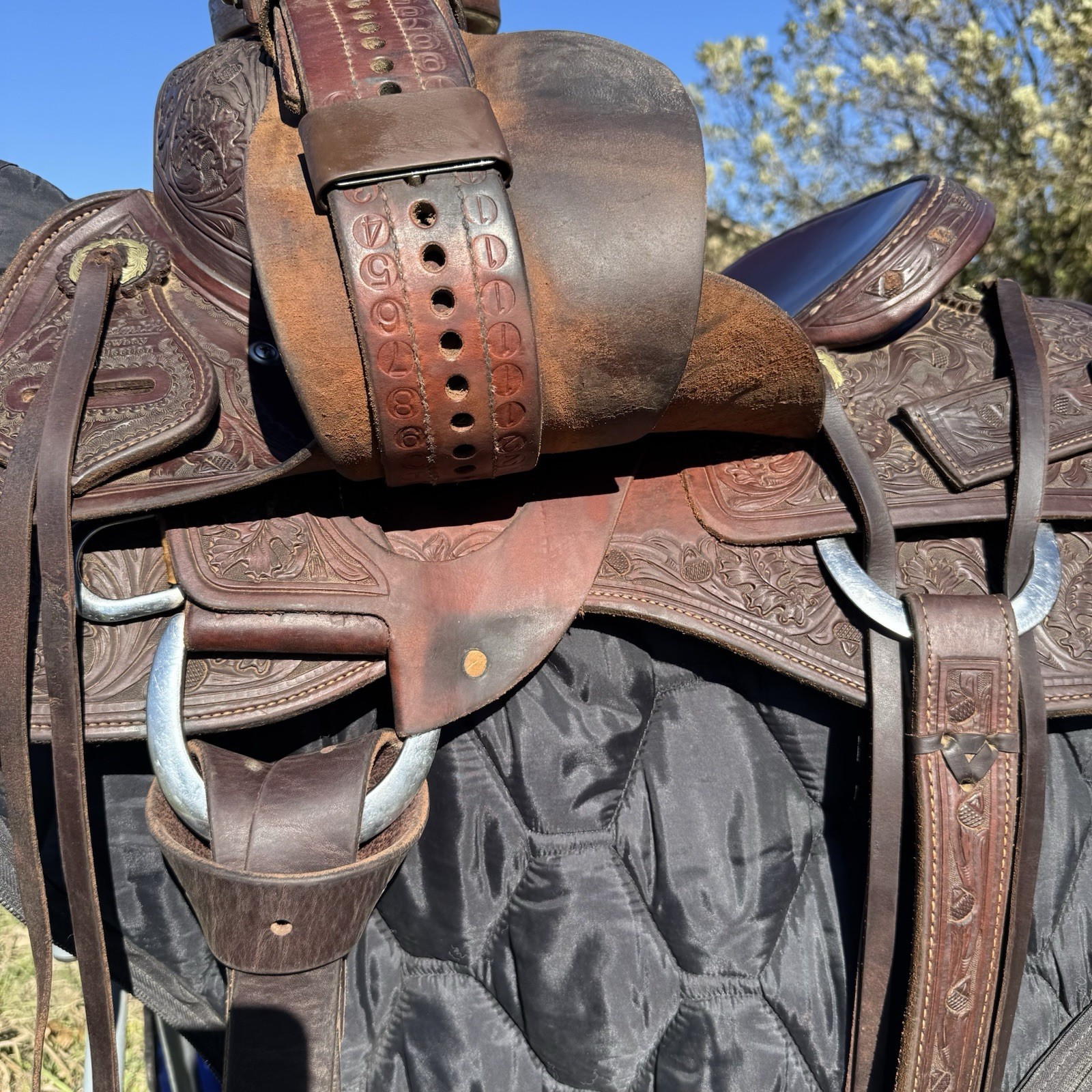 14” Jeff Smith Collection Cutting/Ranch/Versatility Saddle, Nettles Stirrups