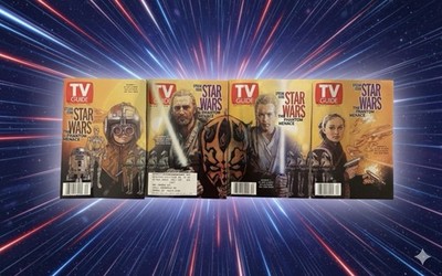Star Wars Episode 1 Complete Set Of Four TV Guides May 15- May 21, 1999