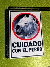 Cuidado Con El Perro Attenti Al Cane Cane - Molosso Corso Dogo Argentino Pitbull