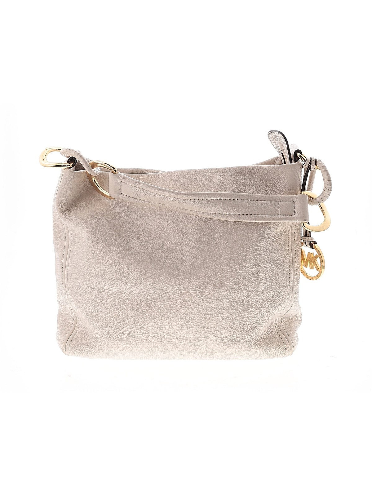 MICHAEL Michael Kors Women Gray Leather Hobo One Size