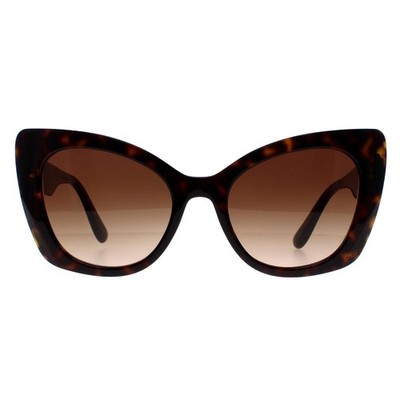 New Authentic DOLCE & GABBANA Women\'s Brown Butterfly Sunglasses DG4405-502 Dolce & Gabbana DG4405F 502/13 Sunglasses Women main image 2