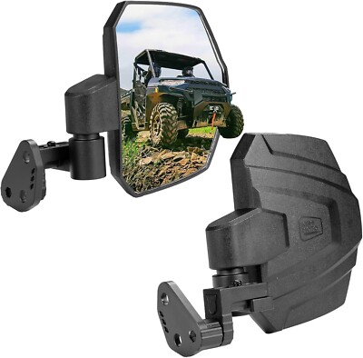 For Polaris Ranger XP 1000 Crew  UTV Side Mirrors Mounted On A-pillar 2018-2026