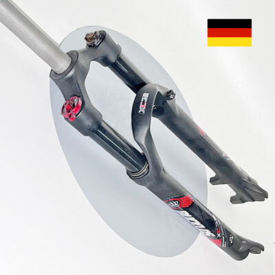 Bucklos 27,5 Zoll 100mm Federweg MTB-Gabel Federgabel Ölfeder Lockout QR 1-1/8 