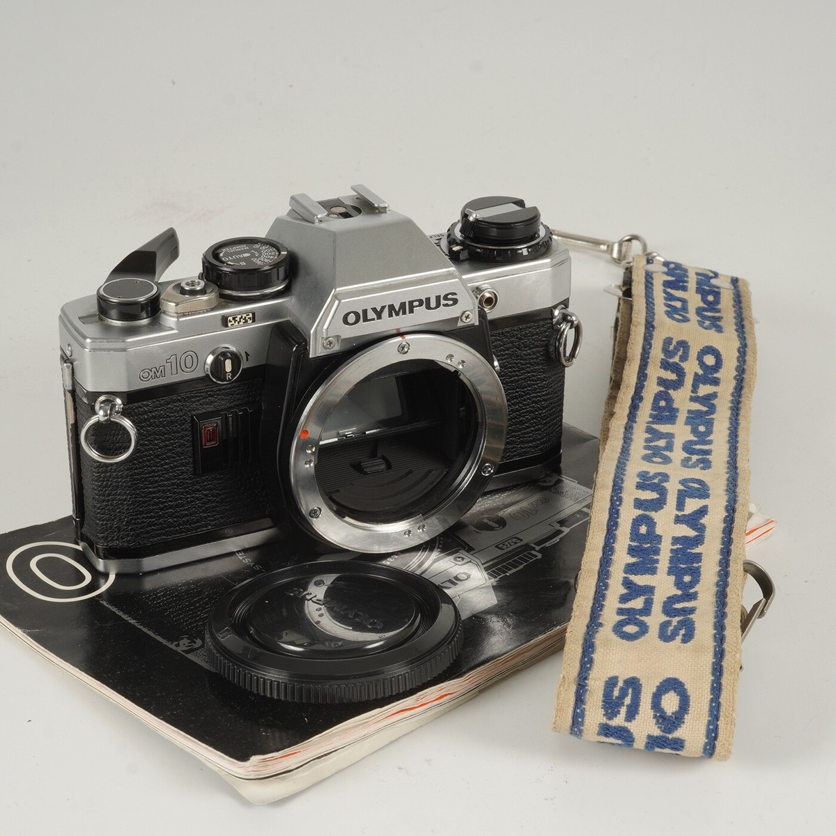 Best Olympus Film Camera Olympus OM-10 35mm SLR Film Camera Chrome