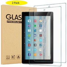2PCS For Amazon Kindle Fire HD 10"  Kids Edition 2019 Tempered Screen Protector