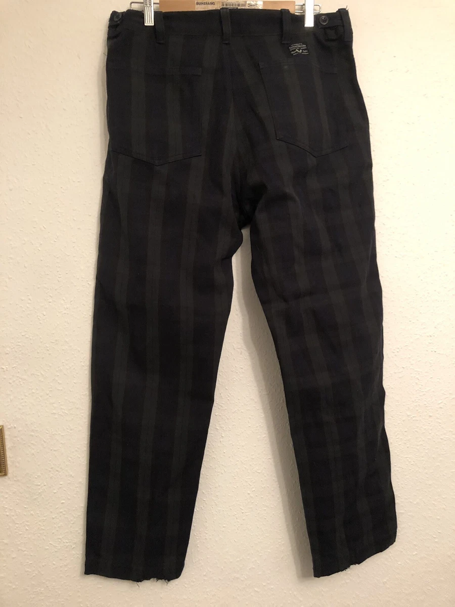 Supreme Overwatch Plaid Flight Pants Box Logo Navy Green Grey