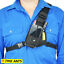 thumbnail 9 - Radio Pouch Chest Harness Holder UHF - Left - Two Ants Worker CT000SLBK