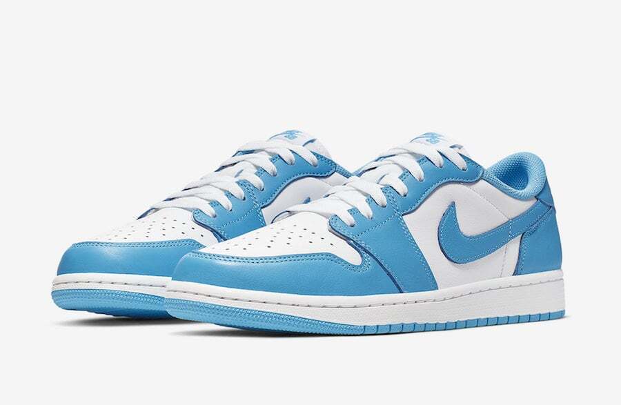 スニーカー Air Jordan 1 Low SB 'UNC' x Eric Koston 'Powder Blue' 2019 Size 9 - Eric Koston x Air Jordan 1 SB Low Powder Blue for
