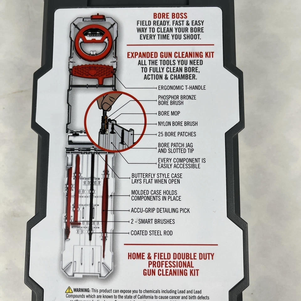 Real Avid Gun Boss .357, .38, 9MM Multi-Kit Double Duty Home And Field Cleaning - Image 2 of 4
