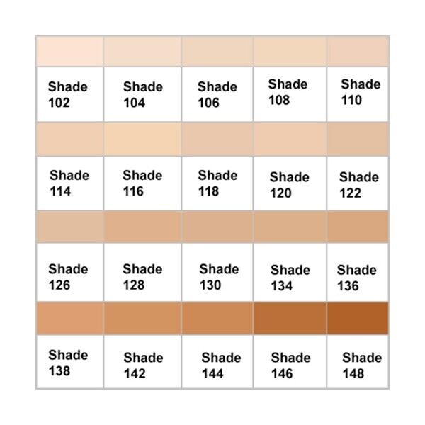 Clinique Perfectly Real Compact Makeup Color Chart