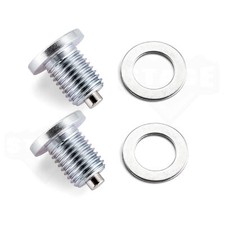 2x Low-Profile Magnetic Engine Motor Oil Drain Plug Bolt for Indian Victory