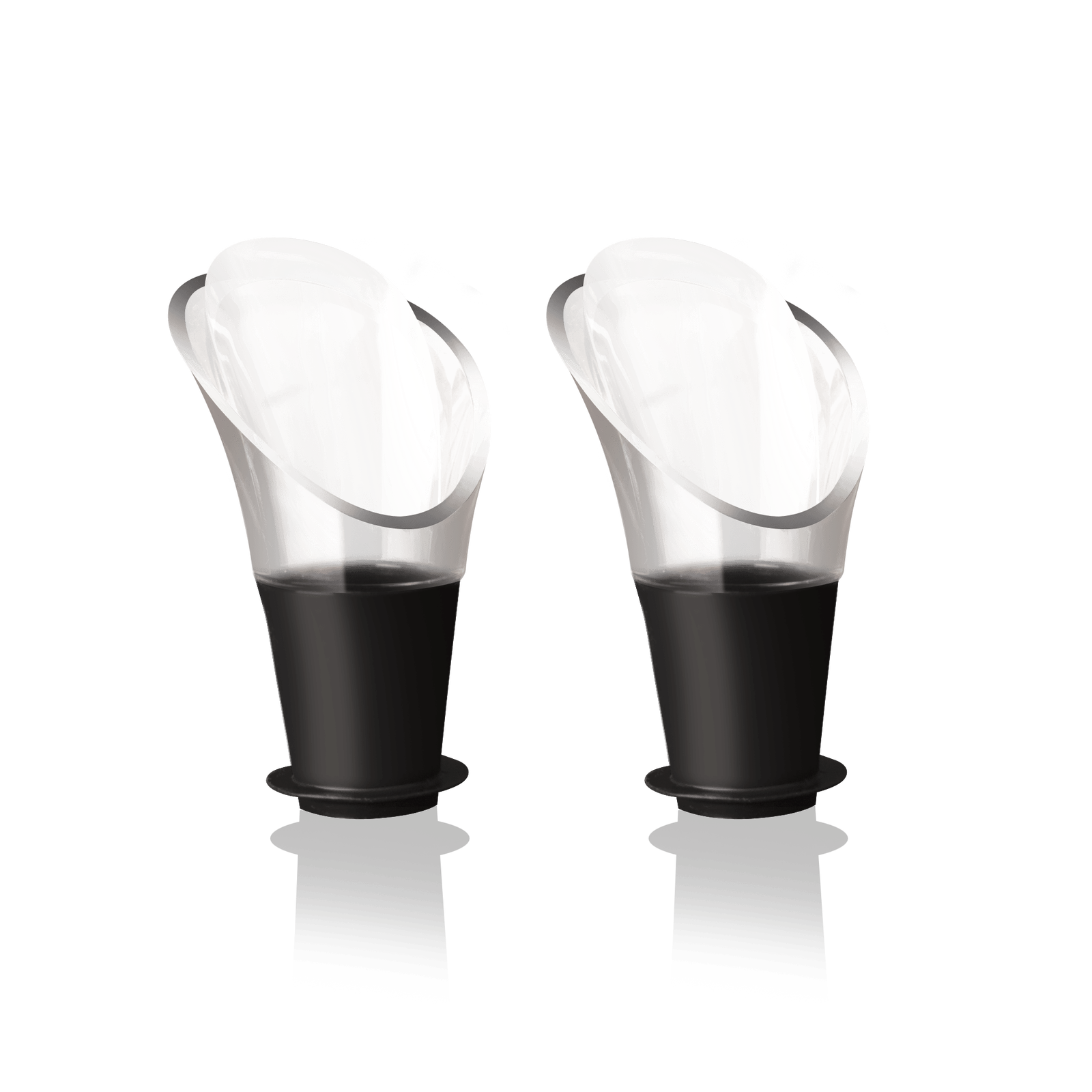 Vacu Vin WINE SERVER CRYSTAL BLACK (2PC), BLISTER >