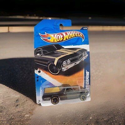 Hot Wheels '68 Chevy Chevelle El Camino SS 396 Black 2011 Muscle