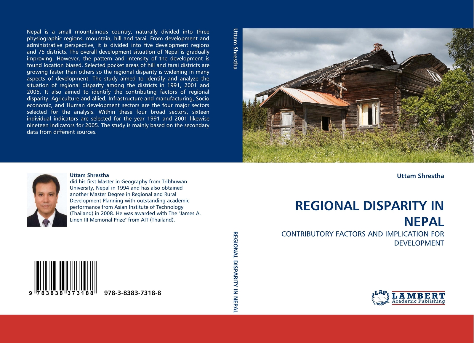 Thumbnail - Uttam Shrestha | Regional Disparity In Nepal | Taschenbuch | Englisch