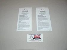 (4) MARS MEI, COINCO, MAKA, CONLUX BILL VALIDATOR READER CLEANING CARDS