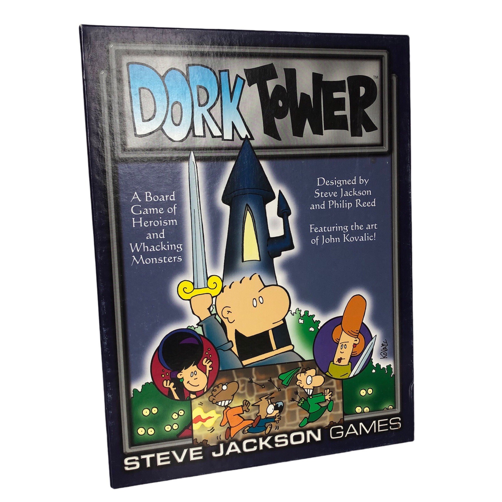 Dork Tower - Fantasy Board Game by Kovalic Steve and Jackson Games (Complete?)