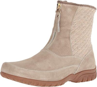 Propet Womens Delaney Mid Zip 7N - 38EU Leather Boot 60% OFF $99.95 + Tote Bag