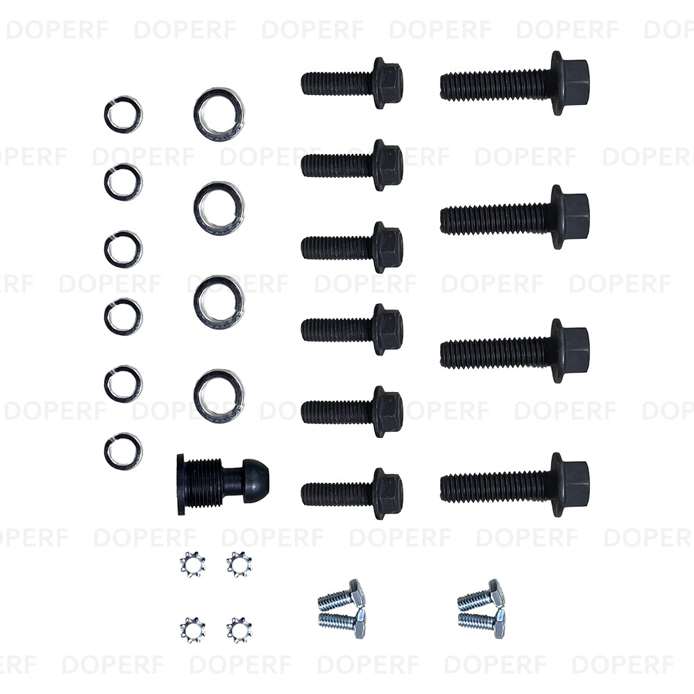 NEW CHEVY BELL HOUSING KIT & 11" CLUTCH FORK & THROWOUT BEARING & COVER